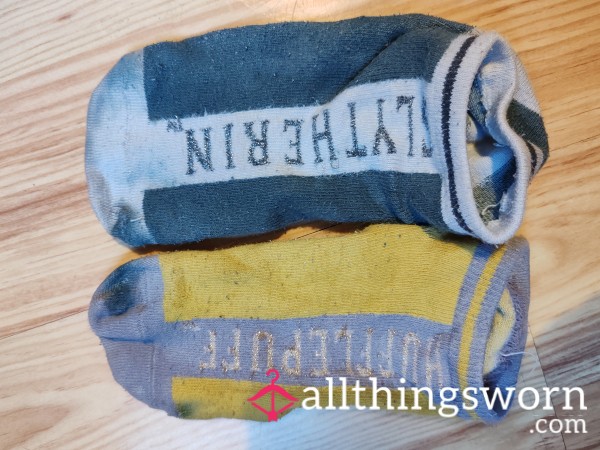 Well Worn Sweaty Ripped Harry Potter Odd Socks Ready To Ship