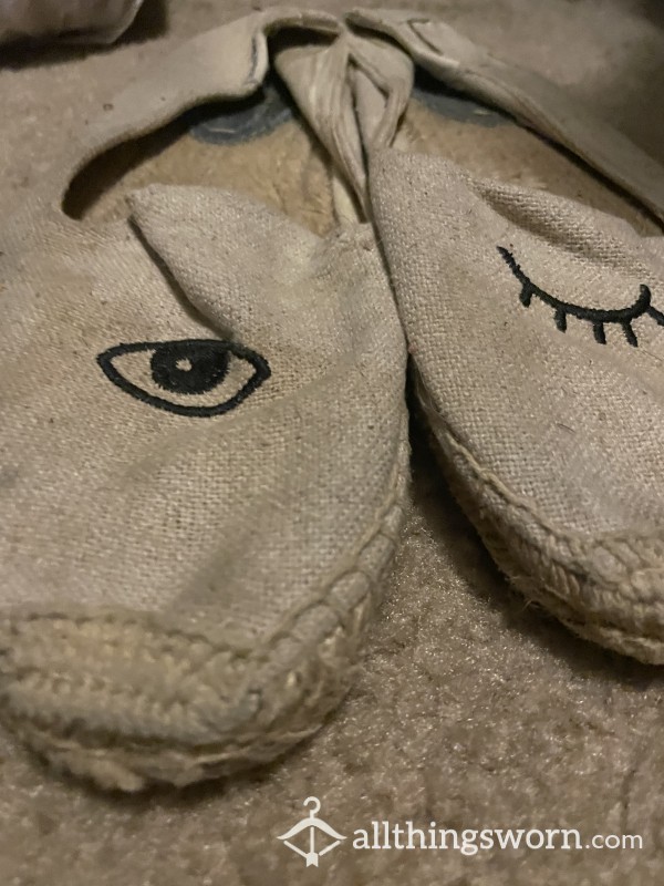 Well Worn, Size 10, Espadrilles, Soludos Brand, Sweaty