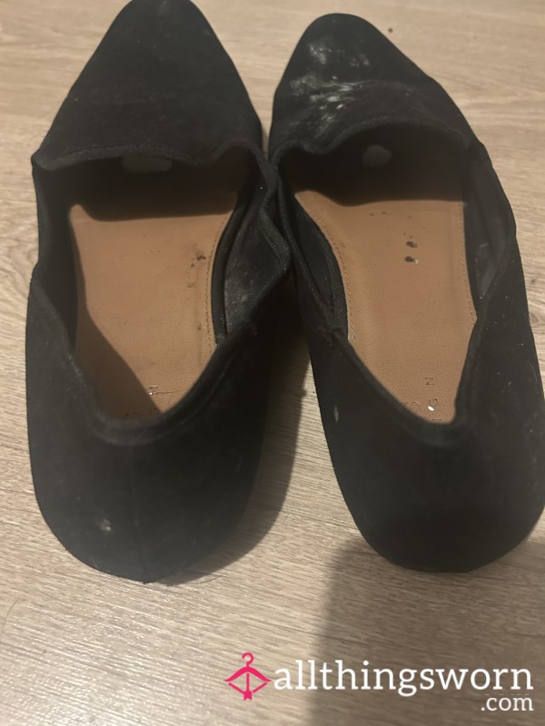 Well Worn Size 8 Work Shoes