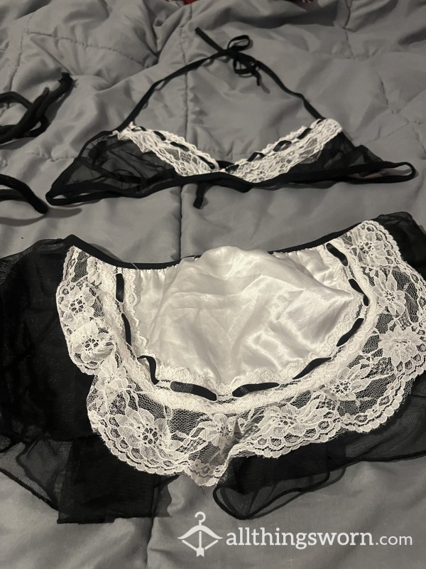 Well Worn Sl*tty Maid Lingerie. (Was Very Sl*tty In )