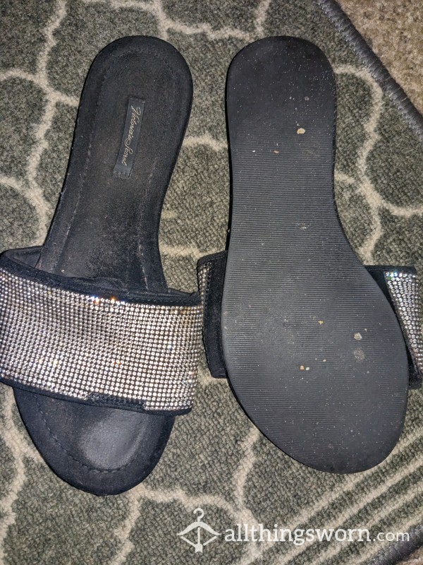 Well Worn Smelly Victoria Secret Slippers