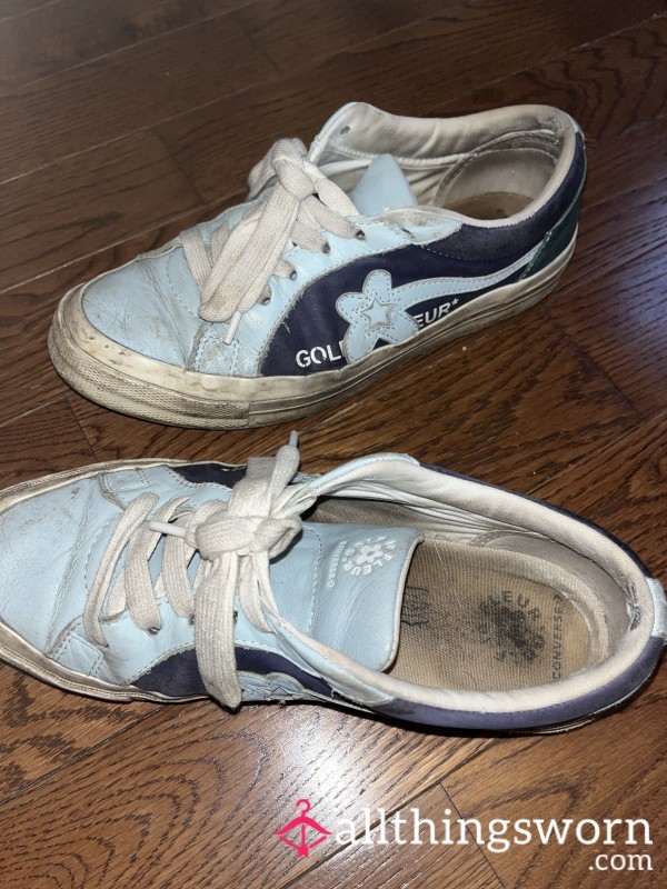 WELL-WORN SNEAKERS