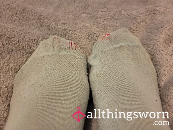 Well Worn Socks With Holes For My Toes. .