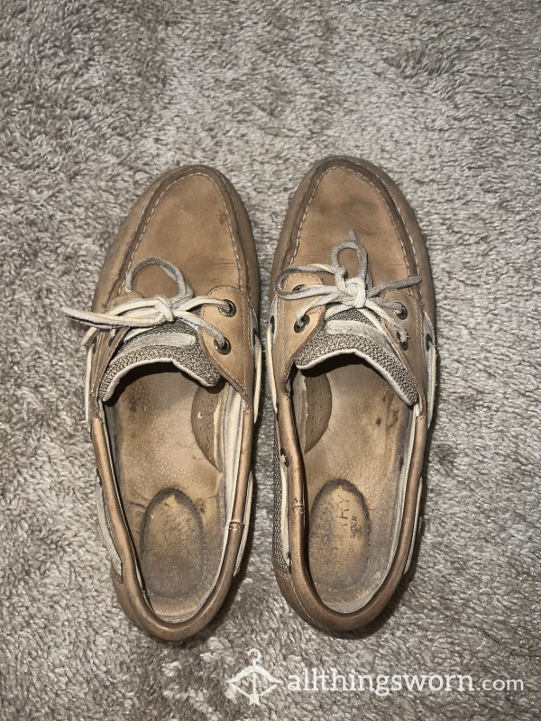 Well Worn Sperrys