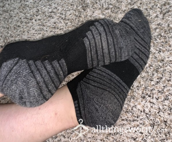 Well Worn Stinky Black Puma Socks