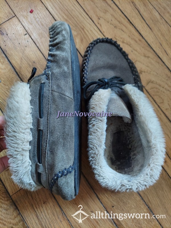 Well-worn, Stinky Moccasins