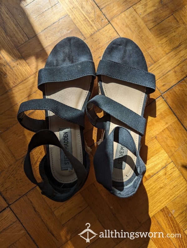 Well Worn Strappy Platform Sandals