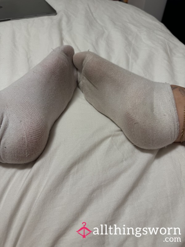 Well Worn Sweaty Ankle Socks