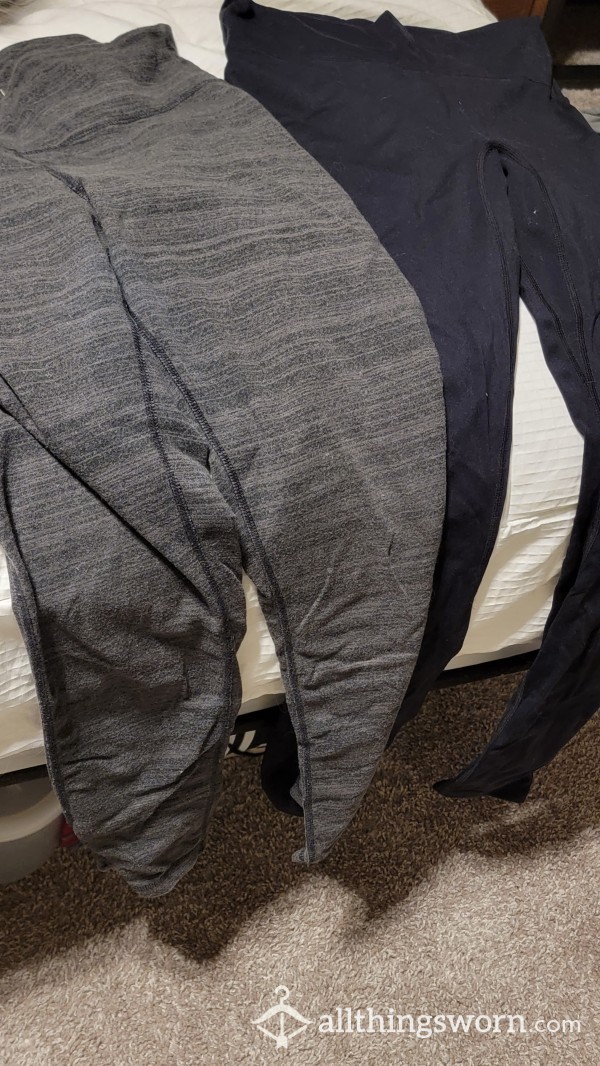 Well Worn Sweaty Leggings Medium 2 Available Black And Grey