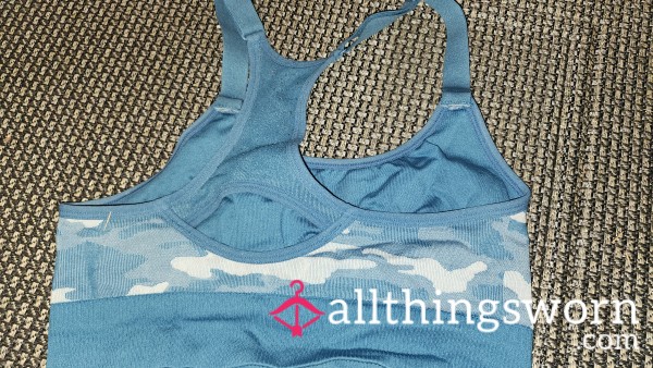 Well Worn Teal Sports Bra