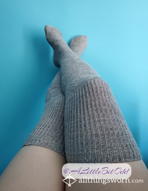 Well Worn Thigh High Sock