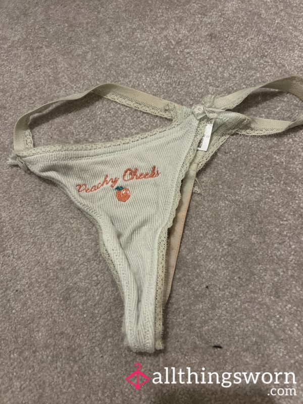 Well Worn Thong Used To Workout