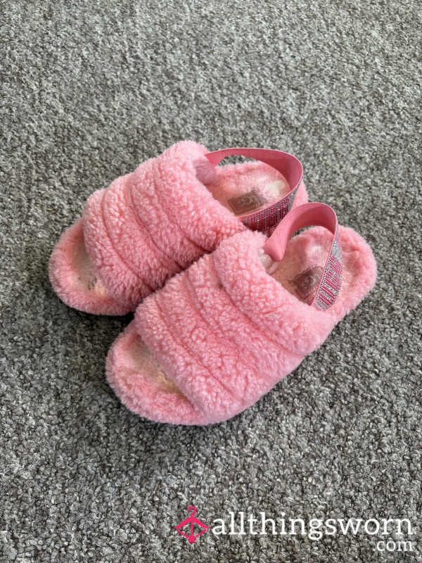 Well-worn Ugg Slippers