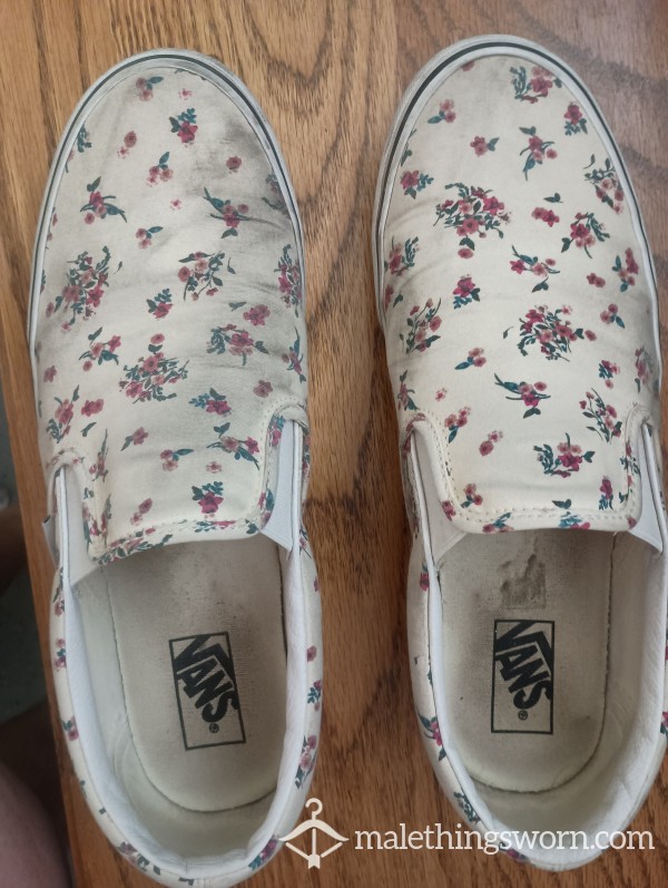 Well-worn Vans, Size 12