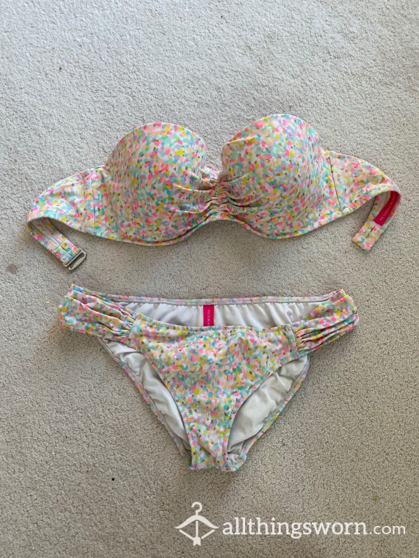 WELL WORN VICTORIAS SECRET BIKINI