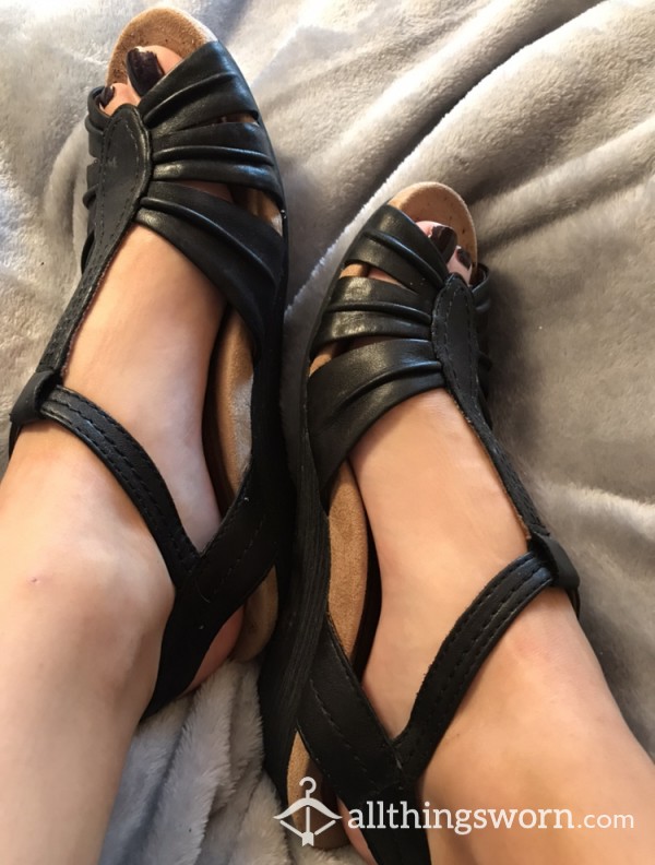 Well Worn Wedge Heels