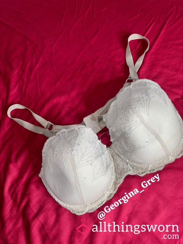 Well Worn "White" Bra