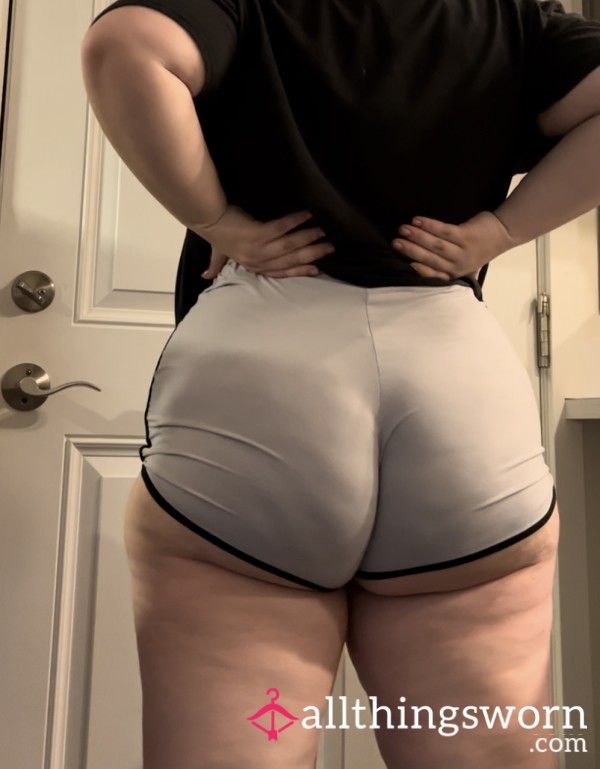 Well-worn White Gym Shorts