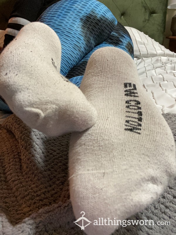 Well Worn White Socks