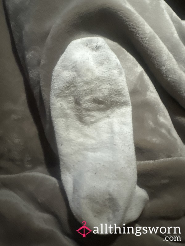 Well-Worn White Socks