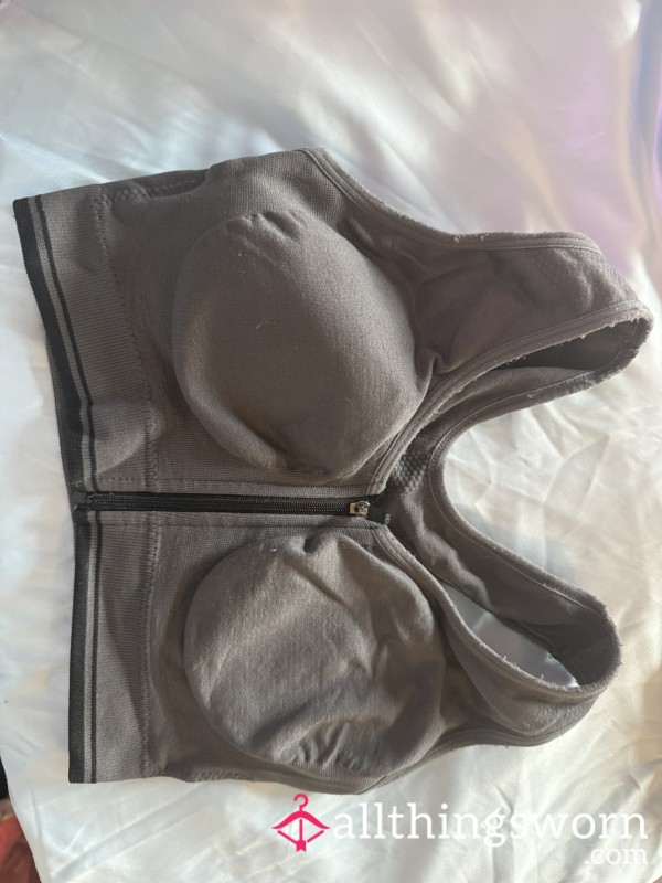 Well Worn Zip Front Sports Bra