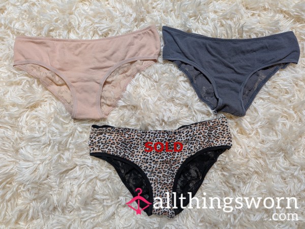 Well-Worn~Victoria's Secret Hiphugger Bundle, Size XS