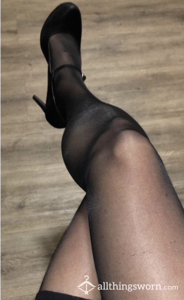 Wet Black Smelly Stinky Creamy Pantyhose