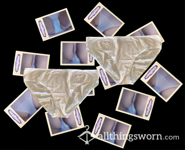 Wet & Worn Package - 1 Soaked Pair And 1 Worn Pair Plus Photo Prints!