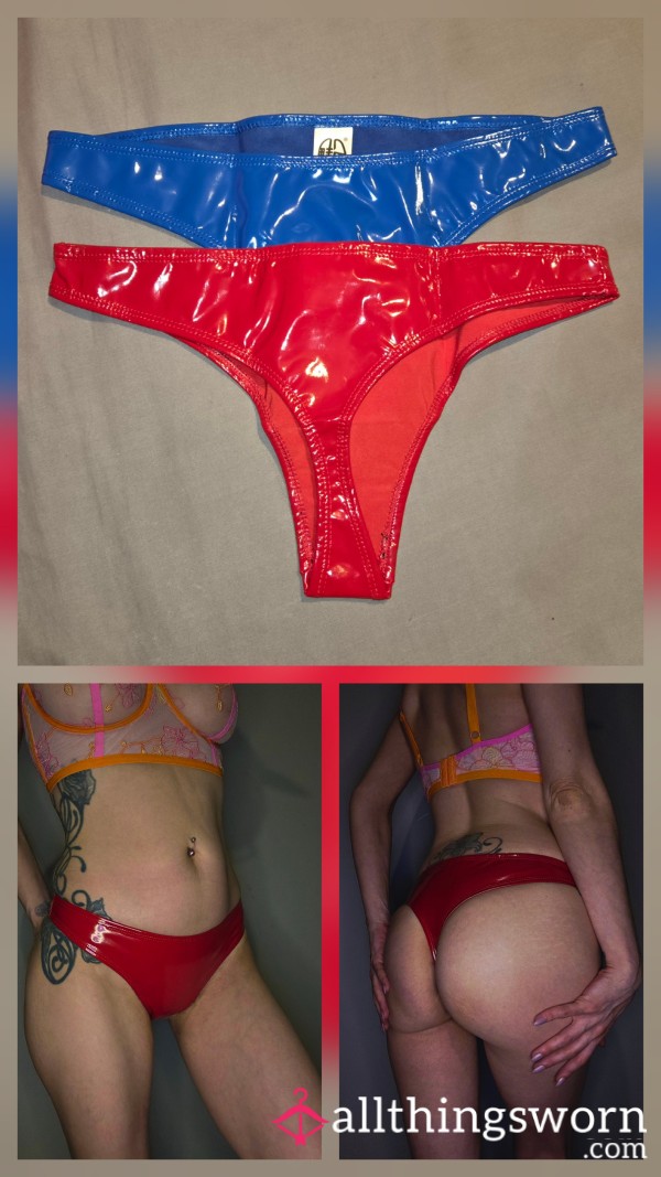 💙❤️💙❤️Wetlook/pvc Thongs 💙❤️💙❤️