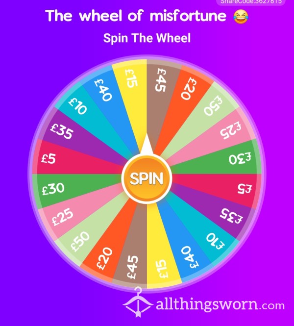 Wheel Of Mis-fortune For All You True Subs Out There😜