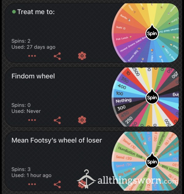 Wheel Spins