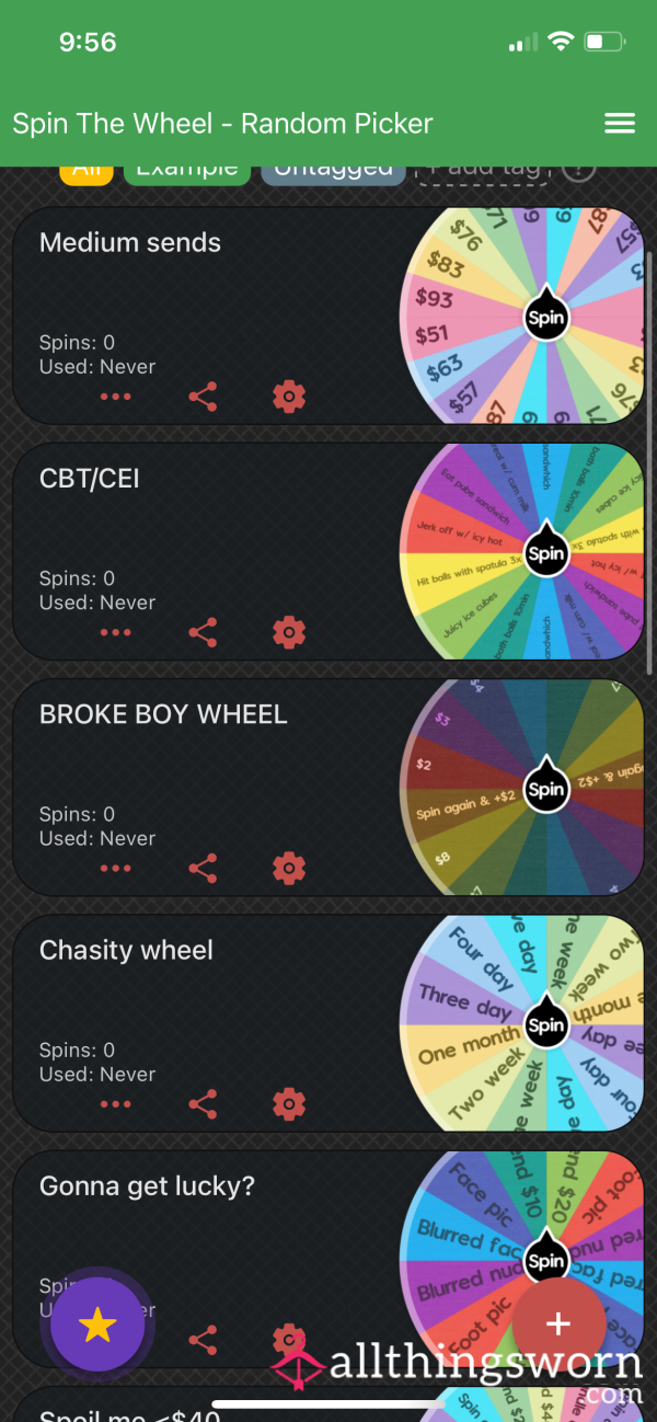 Wheel Spins