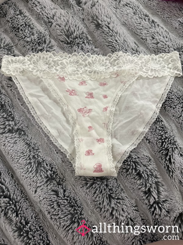 White And Pink Panties