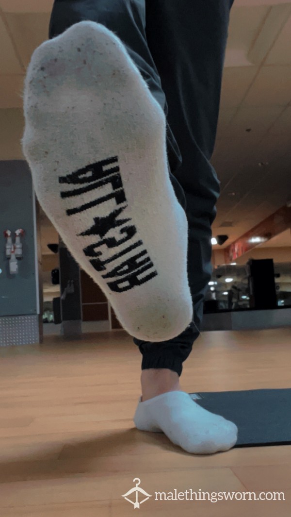 White Ankle Cut Gym Socks