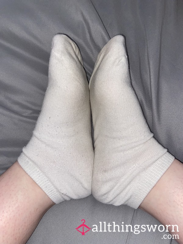 White Ankle Gym Socks