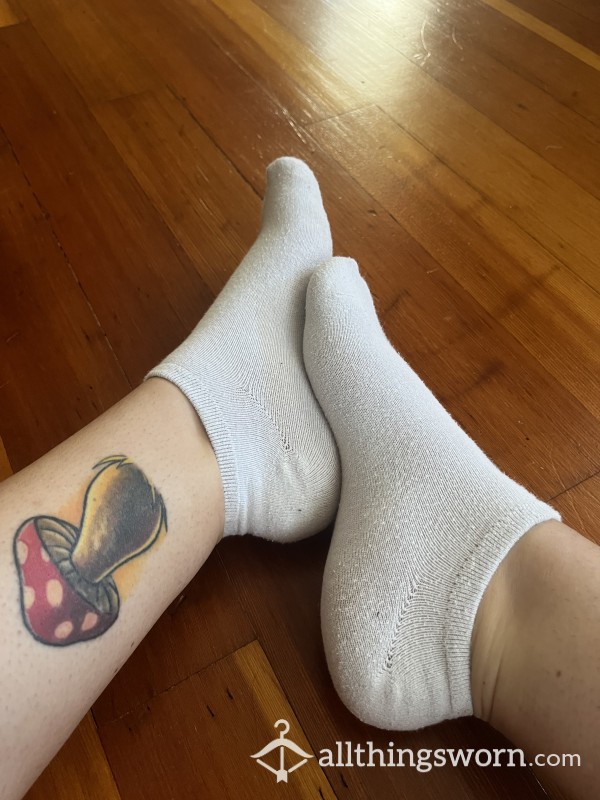 White Ankle Socks