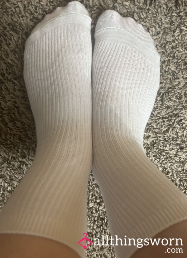 White Ankle Socks