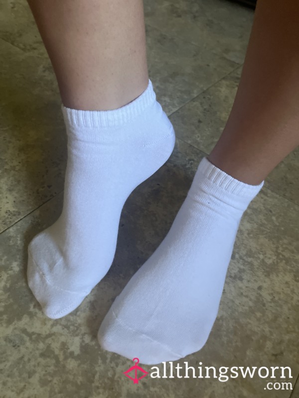 White Ankle Socks