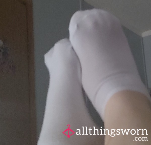 White Ankle Socks