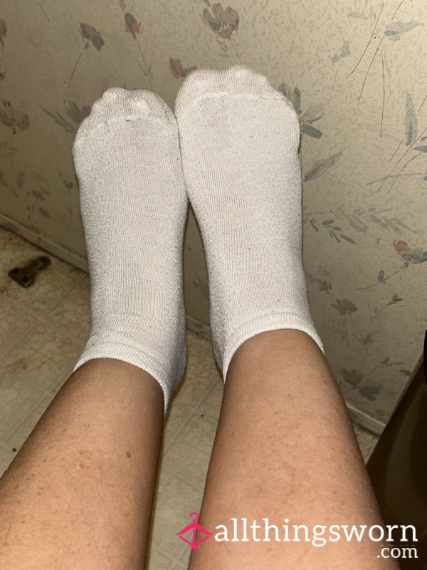 White Ankle Socks