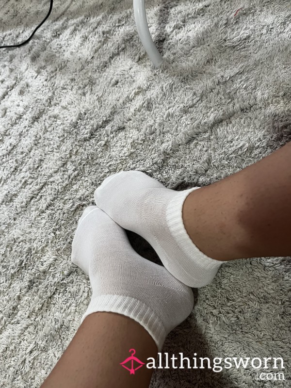 White Ankle Socks