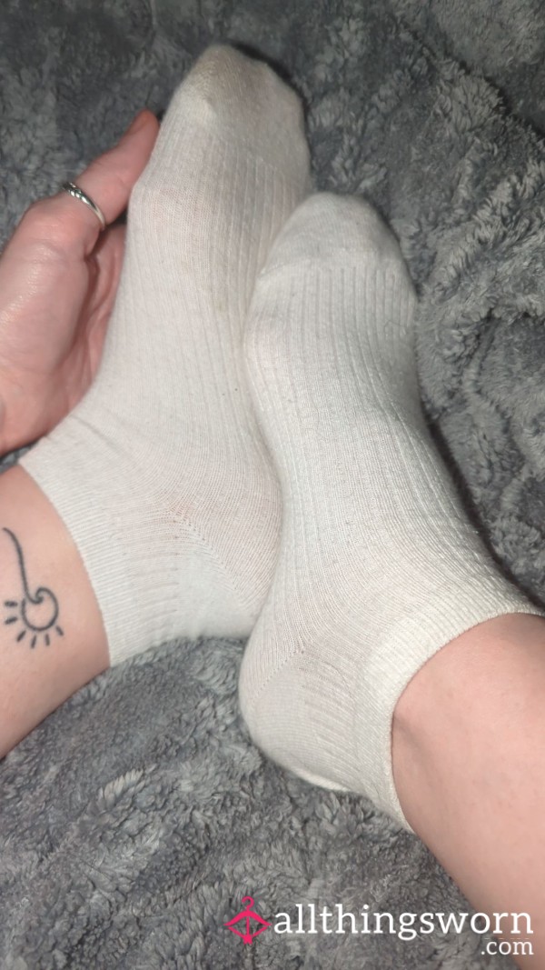 White Ankle Socks