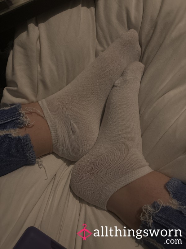 White Ankle Socks