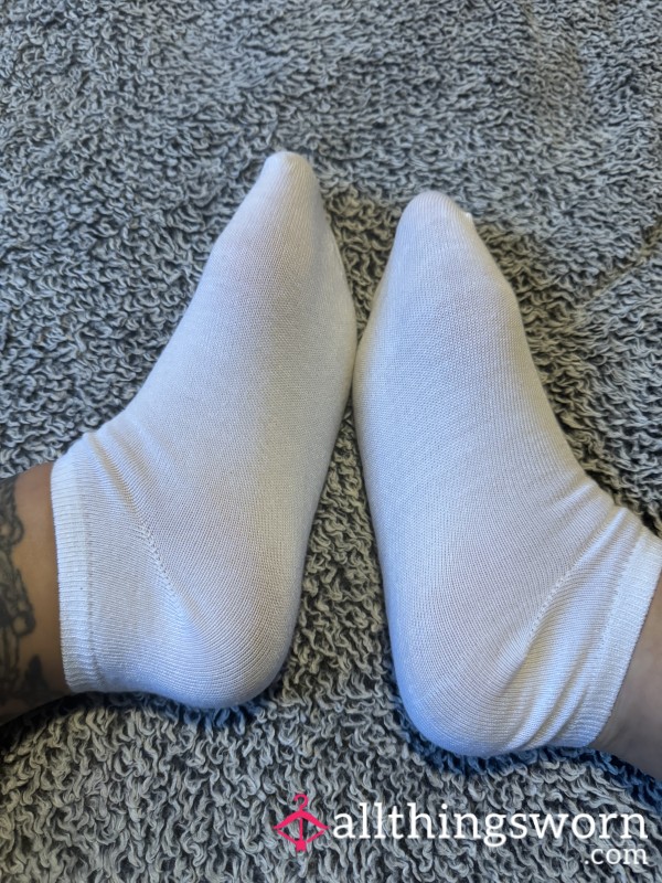 White Ankle Socks