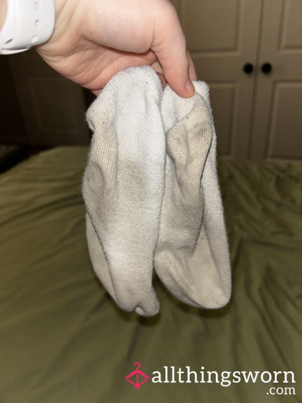 White Ankle Socks SCENTED