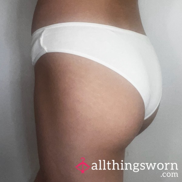 White Bikini Cotton Panty