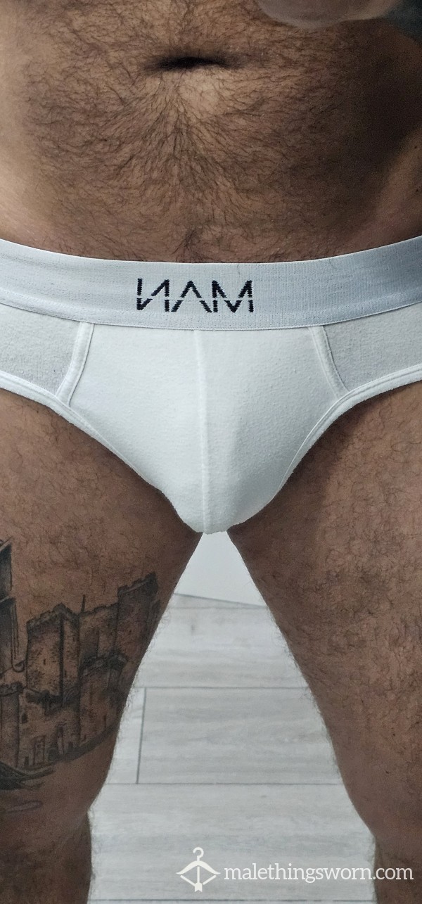 White Boohooman Briefs