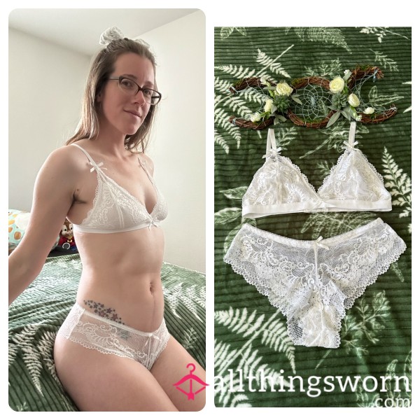 White Bra/panty Set