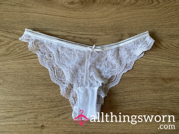 White Brazilian Knickers