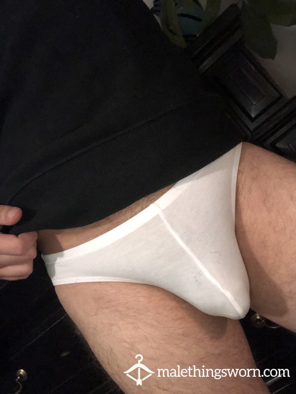 **SOLD**🚨 Undie Sale Alert 🚨 White Briefs (M)**SOLD**